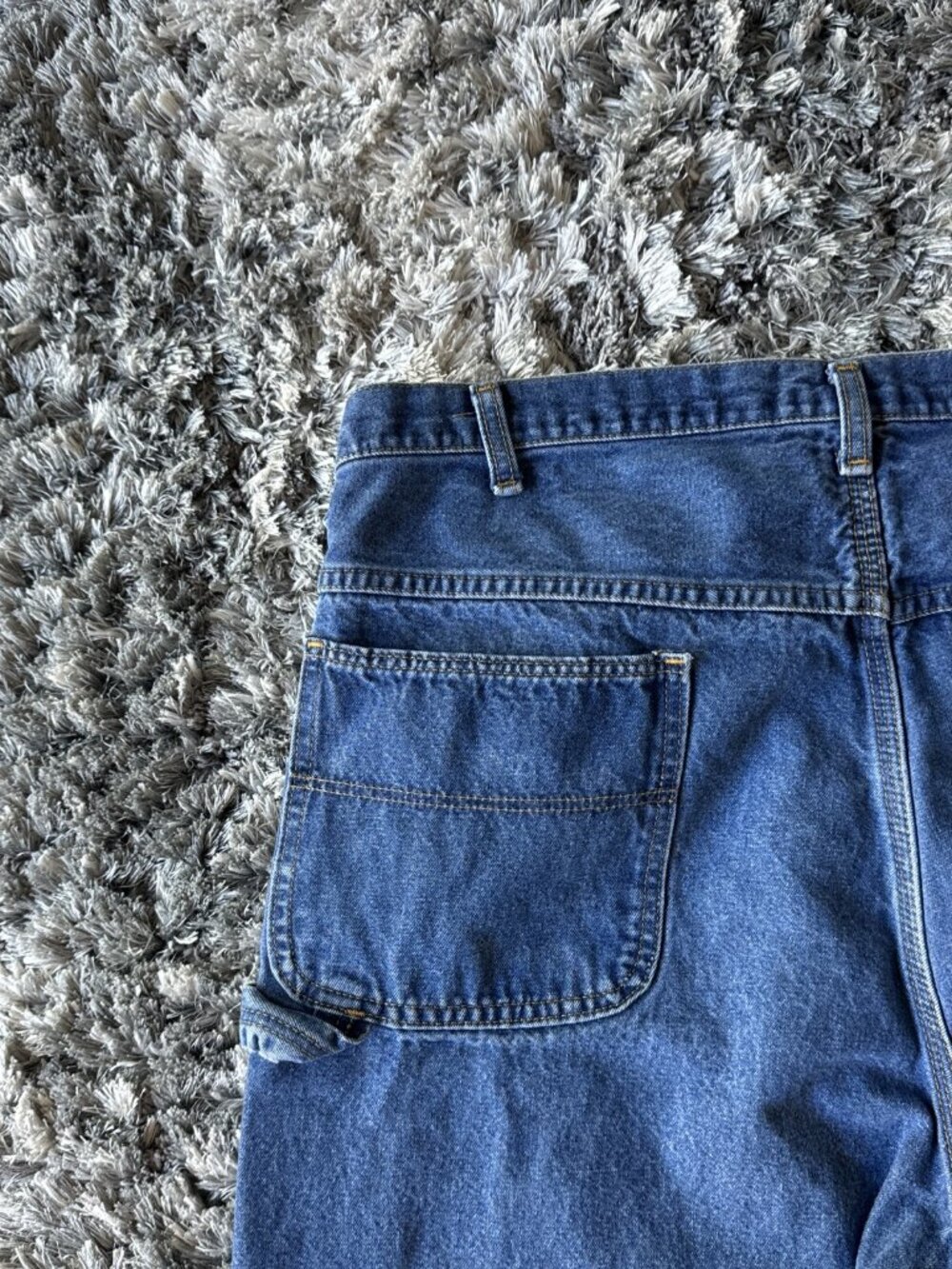 Big Ben Blue Big Ben Jeans Denim Straight Wrangler Carpenter Usa Sz 38X29 - Picture 5 of 8